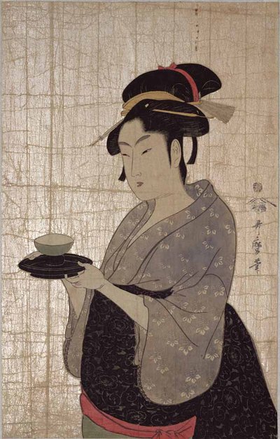 Naniwa-ya Okita de Kitagawa Utamaro